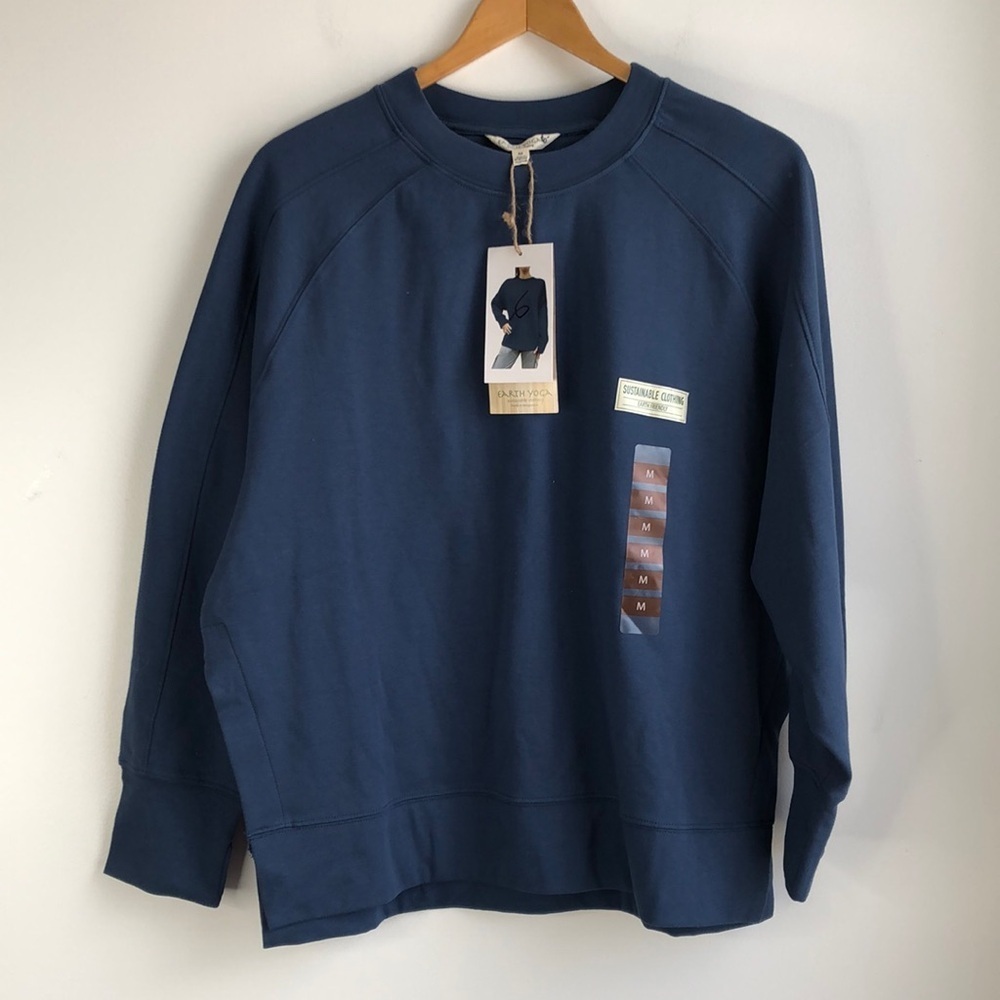 Earth Yoga Blue sweatshirt